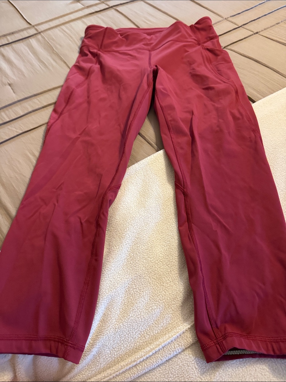 lululemon athletica Red/Pink Leggings